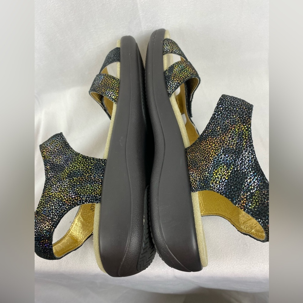 Alegria Joy Oh Snap Sandals Women’s 41 or 10.5/11 Multicolor Sparkle - Picture 4 of 9